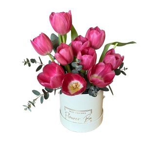 Sombrerera 10 tulipanes