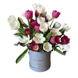 Sombrerera 30 tulipanes