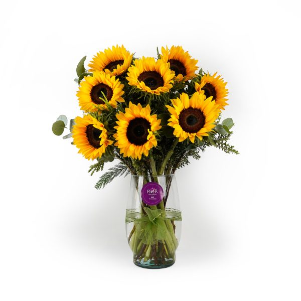 Florero De Girasoles