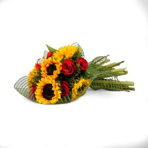 Ramo De Girasoles Y Rosas