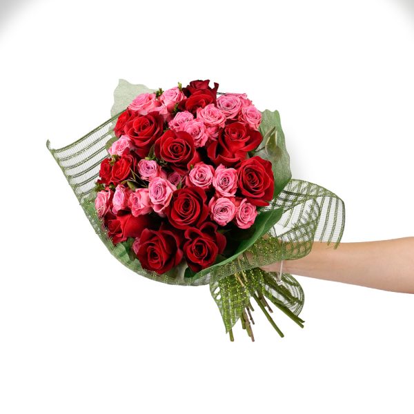 Ramo De Rosas Y Mini Rosas - Imagen 2