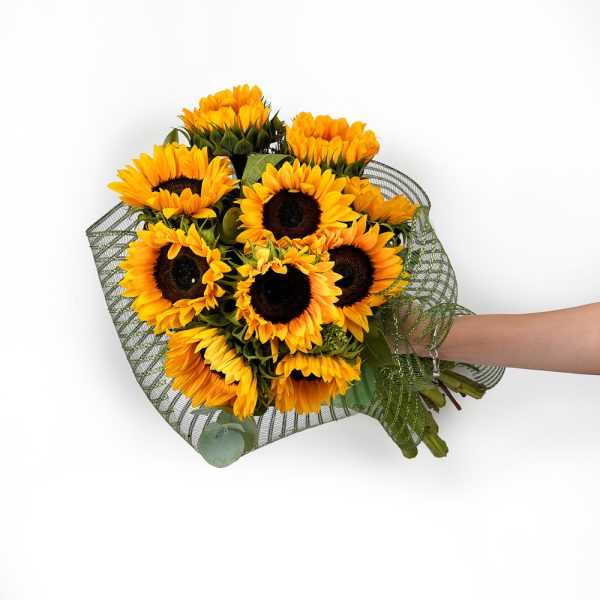 Ramo de 10 girasoles - Imagen 2