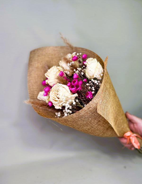 Ramo rosas secas - Imagen 2