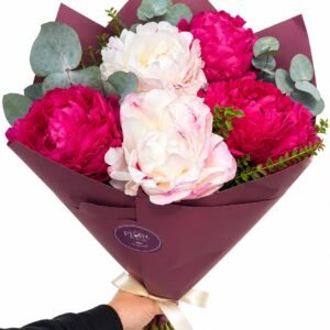 Ramo de 5 peonias