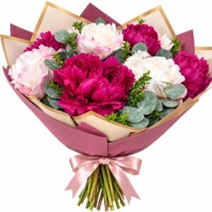 Ramo de 10 peonias